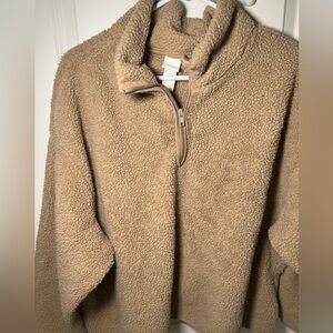Tan Fluffy H & M top